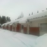 Snörasskydd för plåttak - Nyhet - Snösmältning pågår i Laihia City  2011-02-25