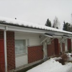 Snörasskydd för plåttak - Nyhet - Snösmältning pågår i Laihia City 2011-04-04