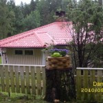 Snörasskydd Nyhet - ovan på visningshus i Nyköping Sverige - Kulo snörasskydd är nästan usynligt