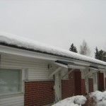 Snörasskydd för plåttak - Nyhet - Snösmältning pågår i Laihia City 2011-04-02