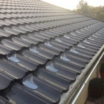 Fastsättning med lim i mellan om profilen