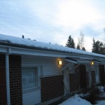 Snörasskydd för plåttak - Nyhet - Snösmältning pågår i Laihia City 2011-04-05