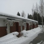 Snörasskydd för plåttal - Nyhet -Snösmältning pågår i  Laihia City 2011-03-27