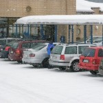 Kulo Snörasskydd fungerar bra i Kauhajoki - bild 29.1.2011 i töväder