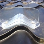 Snörasskydd för plåttak - fästat med Kulo1 lim