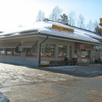 Snörasskydd plåttak - Snösmältning pågår - Shell Varikko 2011-03-29